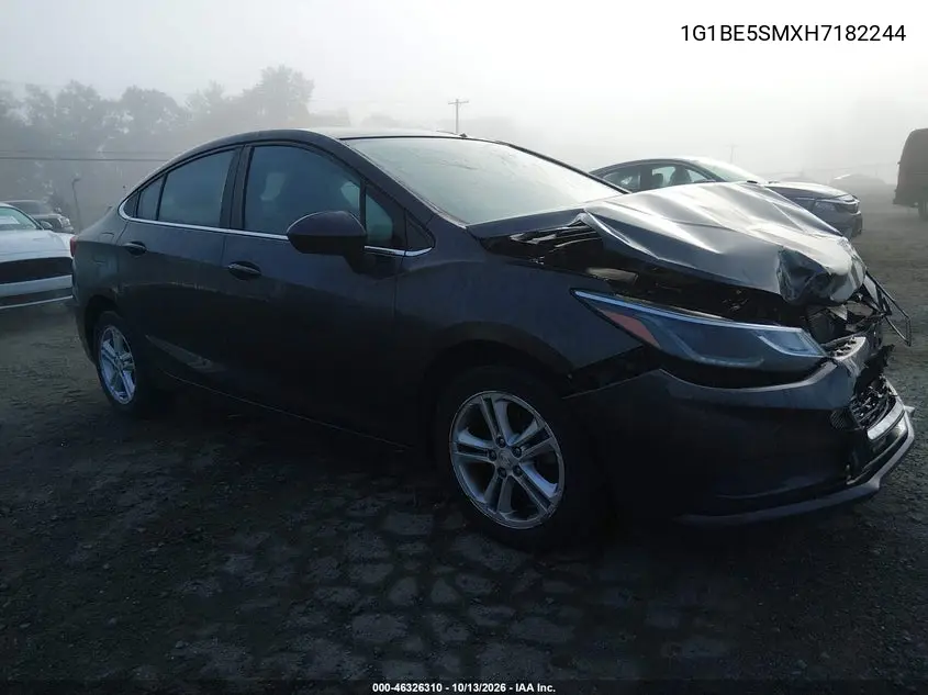 2017 Chevrolet Cruze Lt Auto VIN 1G1BE5SMXH7182244 фото 2