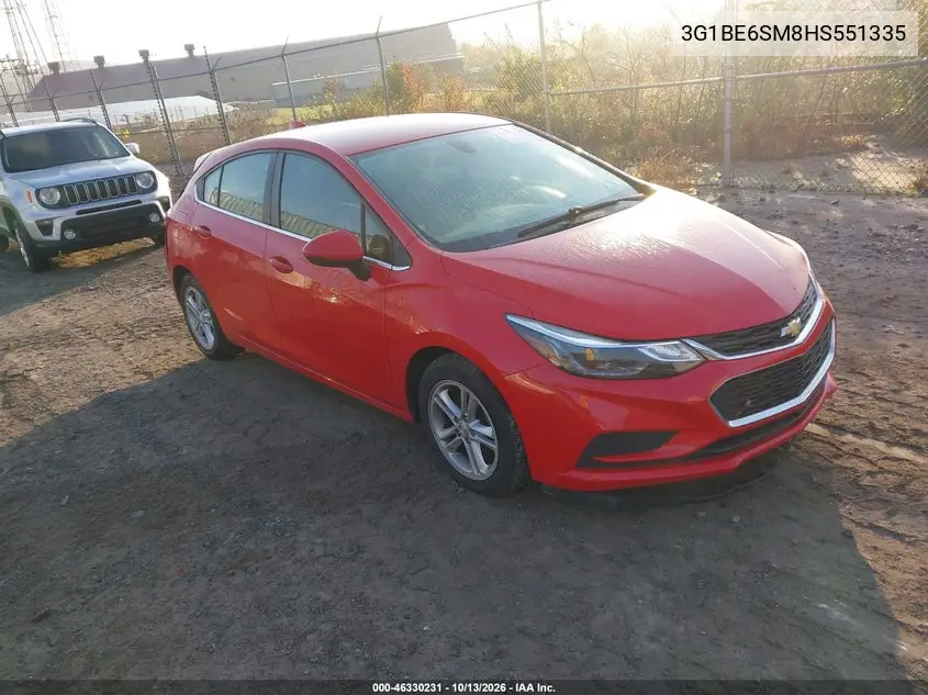 2017 Chevrolet Cruze Lt Auto VIN 3G1BE6SM8HS551335 фото 2