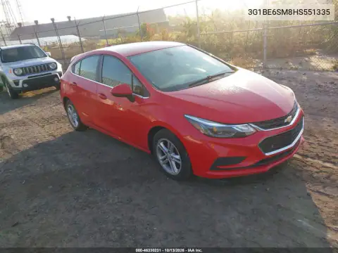 2017 Chevrolet Cruze Lt Auto VIN 3G1BE6SM8HS551335 фото 2