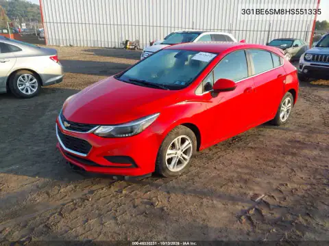 2017 Chevrolet Cruze Lt Auto VIN 3G1BE6SM8HS551335 фото 3