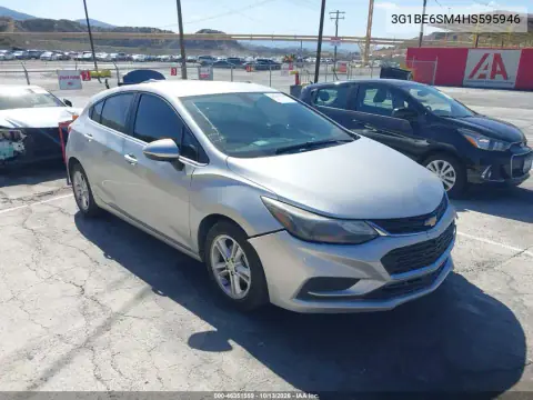 3G1BE6SM4HS595946 — 2017 Chevrolet Cruze, Передний левый, фото до ремонта