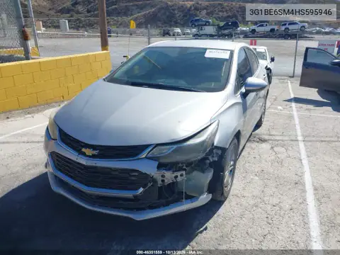 3G1BE6SM4HS595946 — 2017 Chevrolet Cruze, фото 3 с аукциона IAAI, Передний левый