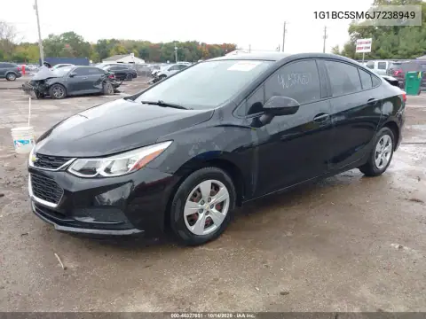 1G1BC5SM6J7238949 — 2018 Chevrolet Cruze, фото 3 с аукциона IAAI, Задняя часть