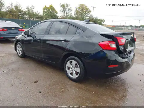 1G1BC5SM6J7238949 — 2018 Chevrolet Cruze, фото 4 с аукциона IAAI, Задняя часть