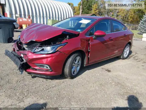1G1BE5SM8J7167795 — 2018 Chevrolet Cruze, фото 3 с аукциона IAAI, Передняя часть