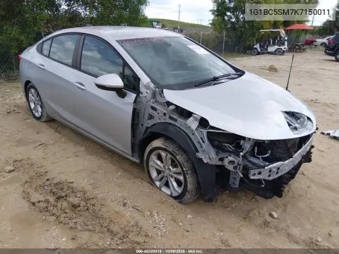 1G1BC5SM7K7150011 — 2019 Chevrolet Cruze, Передняя часть, фото до ремонта