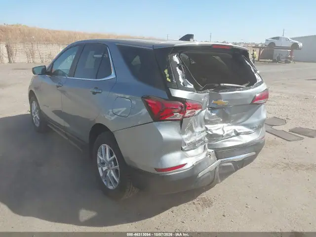 3GNAXUEG4RS117185 — 2024 Chevrolet Equinox AWD LT, фото 3 с аукциона IAAI 14.10.2026, Задняя часть