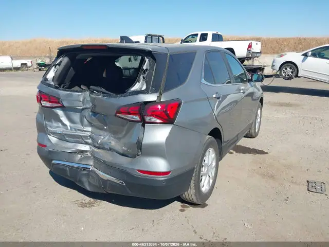 3GNAXUEG4RS117185 — 2024 Chevrolet Equinox AWD LT, фото 4 с аукциона IAAI 14.10.2026, Задняя часть