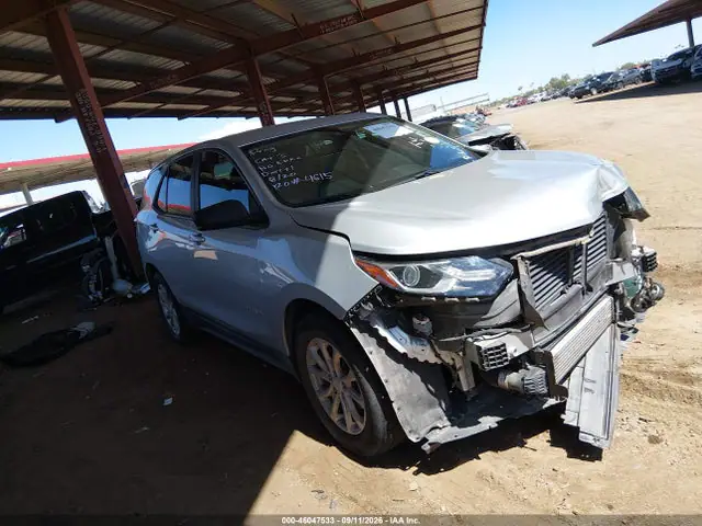 3GNAXHEV9MS143487 — 2021 Chevrolet Equinox FWD LS, Передняя часть (Front & Rear), фото до ремонта