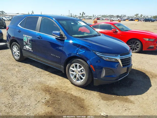 2022 Chevrolet Equinox Fwd Lt VIN 3GNAXKEV2NS203317 фото 1