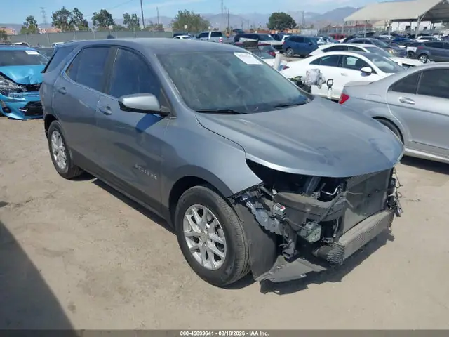 3GNAXKEG9PS206901 — 2023 Chevrolet Equinox FWD LT, Передняя часть (Front End), фото до ремонта