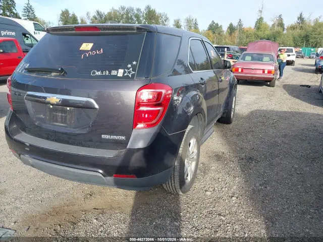 2GNALBEK1G6184973 — 2016 Chevrolet Equinox LS, фото 4 с аукциона IAAI 14.10.2026, Естественный износ