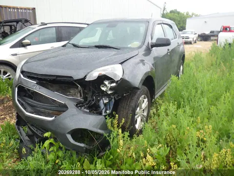 2GNALBEK6H6132160 — 2017 Chevrolet Equinox LS, Передняя часть (Front), фото до ремонта
