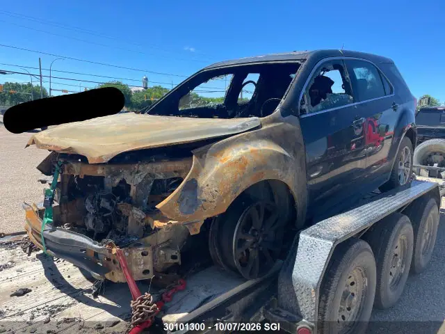 2GNFLEEK1H6242377 — 2017 Chevrolet Equinox LS, Повреждение двигателя (Engine Fire), фото до ремонта