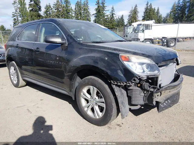2GNALBEK8H6118843 — 2017 Chevrolet Equinox LS, Передняя часть (Front End), фото до ремонта