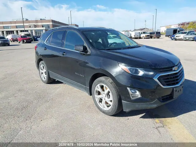 2GNAXVEX6K6212857 — 2019 Chevrolet Equinox LT 2.0T, Град (Hail), фото до ремонта