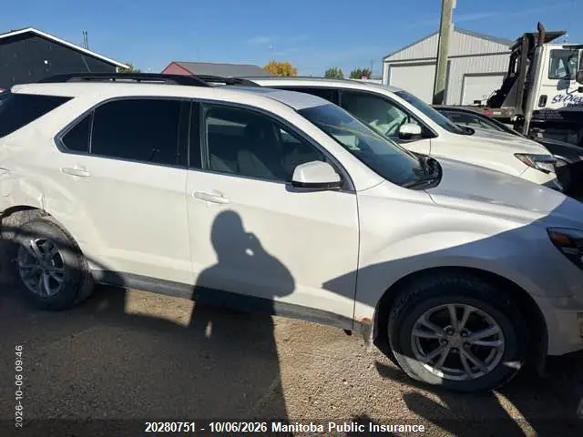 2GNFLFE32H6147518 Chevrolet Equinox LT V6 2017 — повреждение Правый бок, фото до ремонта