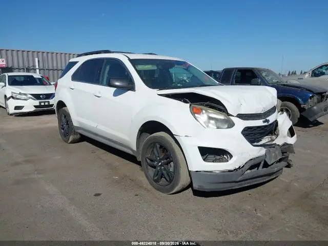 2GNALCEK8H1553591 — 2017 Chevrolet Equinox LT, Передняя часть (Front End), фото до ремонта