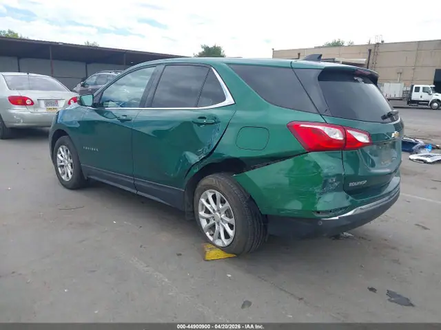 2GNAXJEV7J6263032 — 2018 Chevrolet Equinox LT, фото 3 с аукциона IAAI 30.09.2026, Задняя часть слева