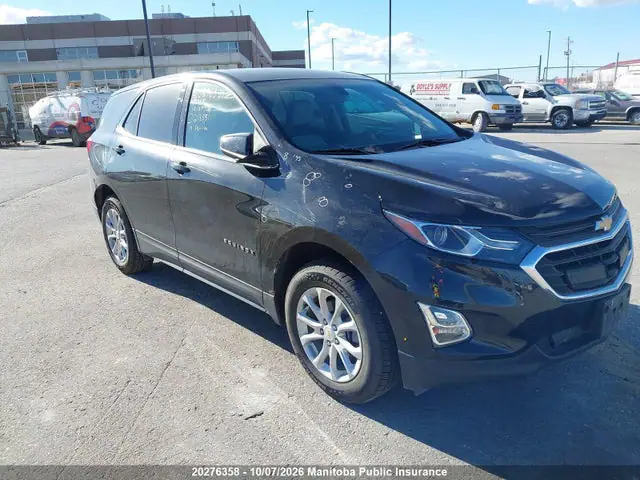 2GNAXUEV8K6213551 — 2019 Chevrolet Equinox LT, Град (Hail), фото до ремонта
