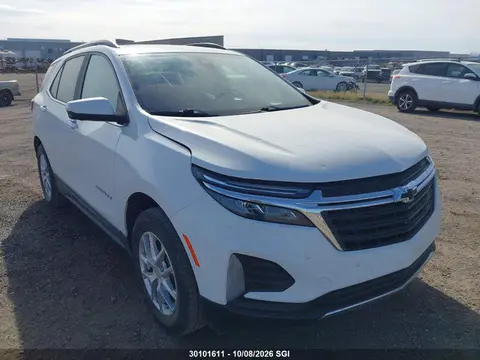 3GNAXUEV4NL292782 — 2022 Chevrolet Equinox LT, Град (Hail), фото до ремонта
