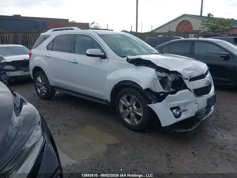 2GNFLDE34E6219352 — 2014 Chevrolet Equinox LTZ, Передняя часть (Front), фото до ремонта