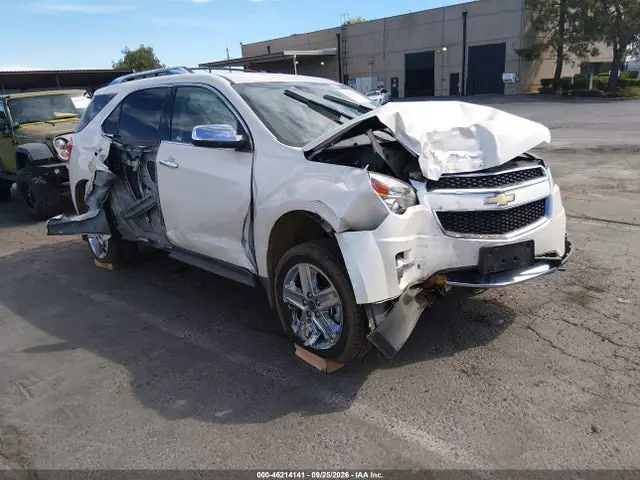 1GNALDEK3EZ120298 — 2014 Chevrolet Equinox LTZ, Передняя часть (Front End), фото до ремонта
