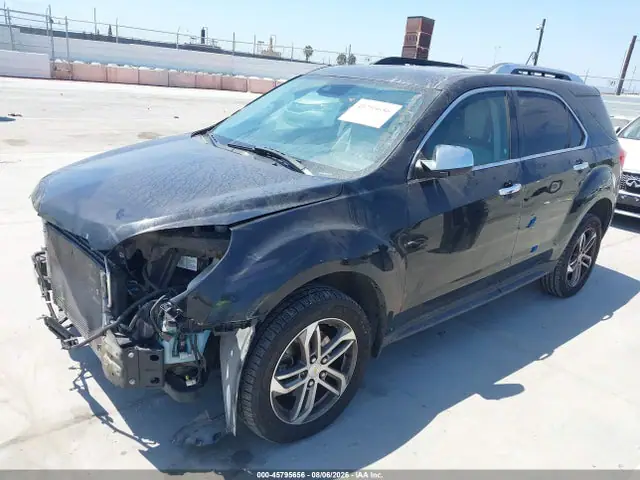 2GNFLGE33G6100289 — 2016 Chevrolet Equinox LTZ, фото 2 с аукциона IAAI 30.09.2026, Передняя часть