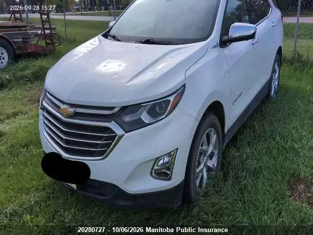 2020 Chevrolet Equinox Premier VIN 2GNAXXEV9L6191529 фото 2