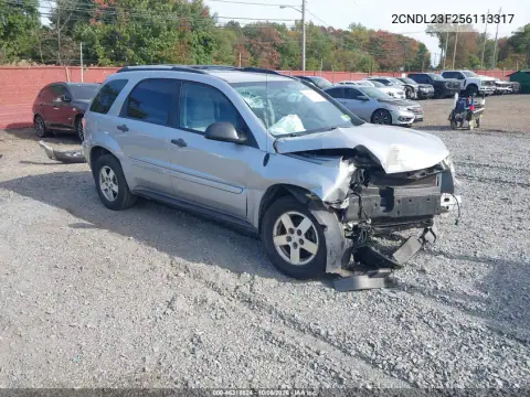 2005 Chevrolet Equinox Ls VIN 2CNDL23F256113317 фото 1