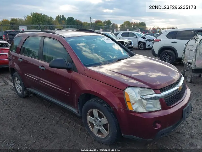 2CNDL23F296235178 — 2009 Chevrolet Equinox, фото 2 с аукциона IAAI, Естественный износ