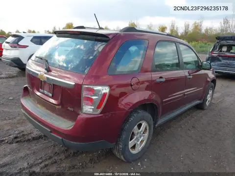 2CNDL23F296235178 — 2009 Chevrolet Equinox, фото 5 с аукциона IAAI, Естественный износ
