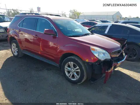 2CNFLEEWXA6304095 — 2010 Chevrolet Equinox, Передняя часть, фото до ремонта