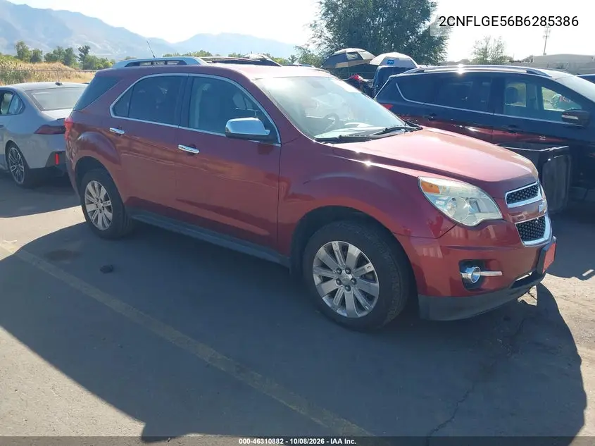 2011 Chevrolet Equinox Ltz VIN 2CNFLGE56B6285386 фото 2