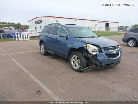 2012 Chevrolet Equinox 1Lt VIN 2GNFLEE59C6294732 фото 2