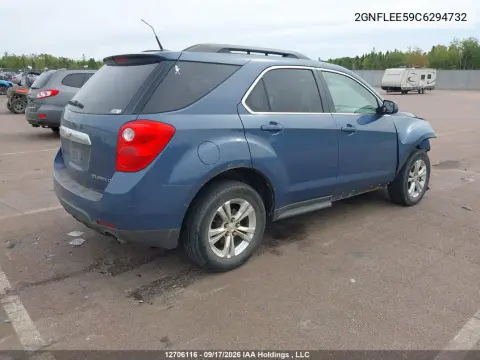 2012 Chevrolet Equinox 1Lt VIN 2GNFLEE59C6294732 фото 5