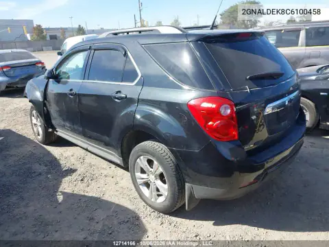 2012 Chevrolet Equinox VIN 2GNALDEK8C6100458 фото 3