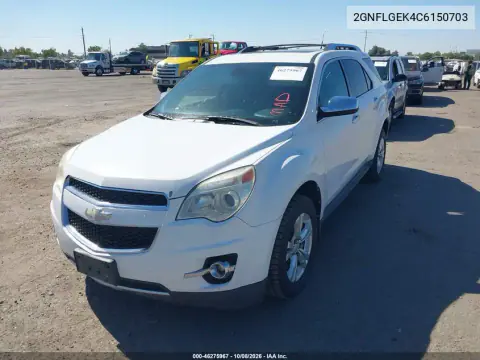 2012 Chevrolet Equinox Ltz VIN 2GNFLGEK4C6150703 фото 2