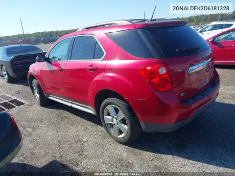 2013 Chevrolet Equinox 1Lt VIN 2GNALDEK2D6181328 фото 3