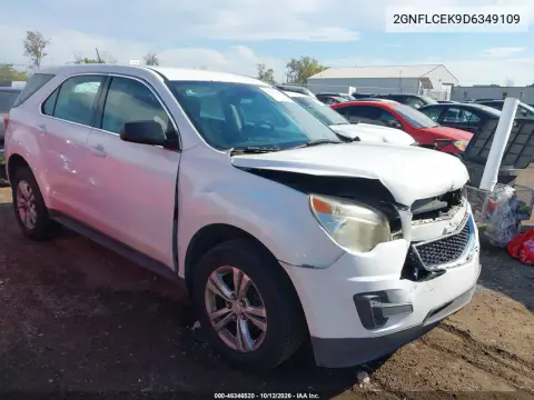 2GNFLCEK9D6349109 — 2013 Chevrolet Equinox, Передняя часть, фото до ремонта
