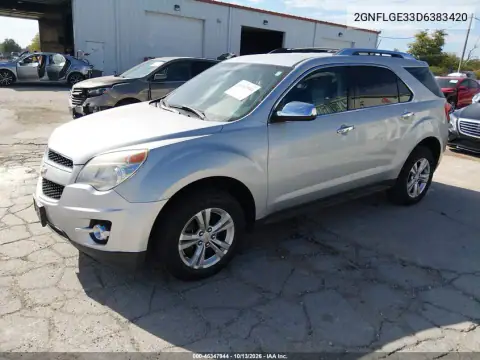 2GNFLGE33D6383420 — 2013 Chevrolet Equinox, Правая сторона, фото до ремонта