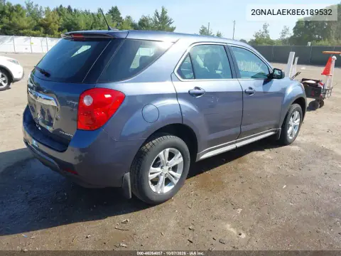 2014 Chevrolet Equinox Ls VIN 2GNALAEK8E6189532 фото 4