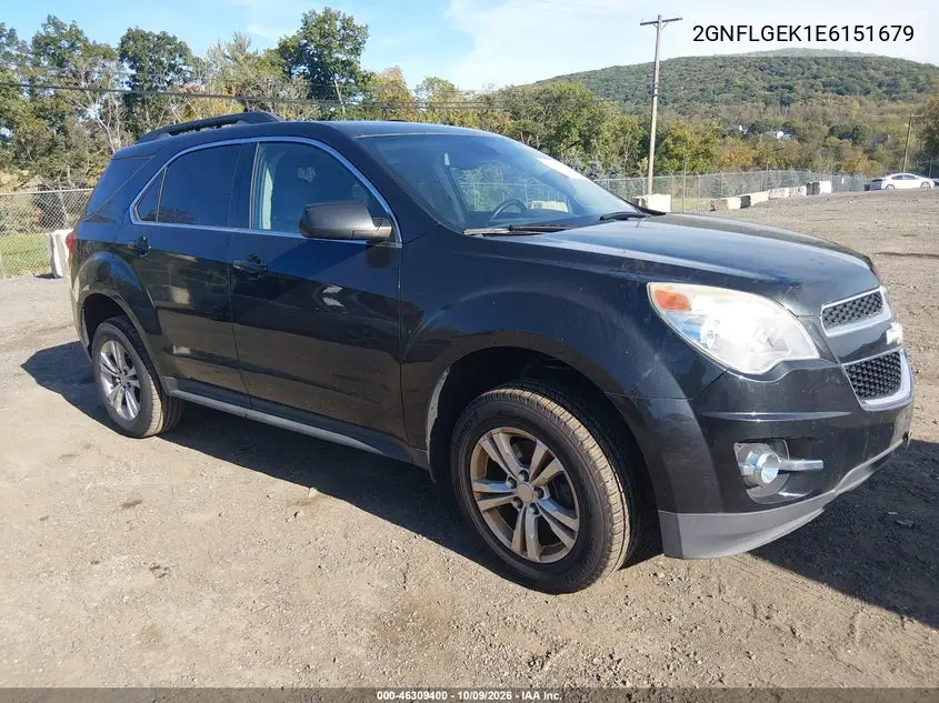 2014 Chevrolet Equinox 2Lt VIN 2GNFLGEK1E6151679 фото 2