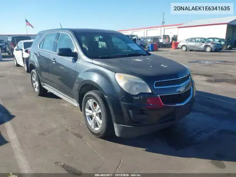 2GNALAEK1E6341635 — 2014 Chevrolet Equinox, Задняя часть, фото до ремонта