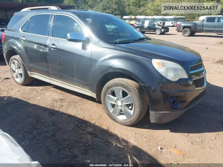 2GNALCEKXE626A437 — 2014 Chevrolet Equinox, фото 2 с аукциона IAAI, Задняя часть слева