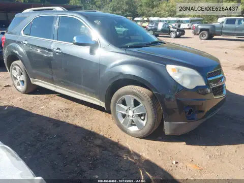 2GNALCEKXE626A437 — 2014 Chevrolet Equinox, Сзади слева, фото до ремонта