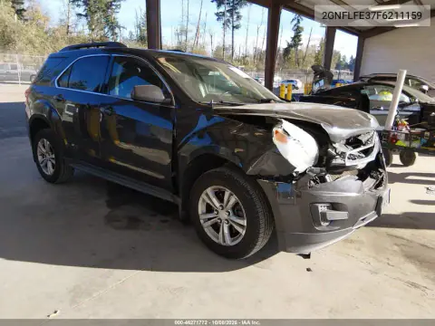 2015 Chevrolet Equinox 1Lt VIN 2GNFLFE37F6211159 фото 2