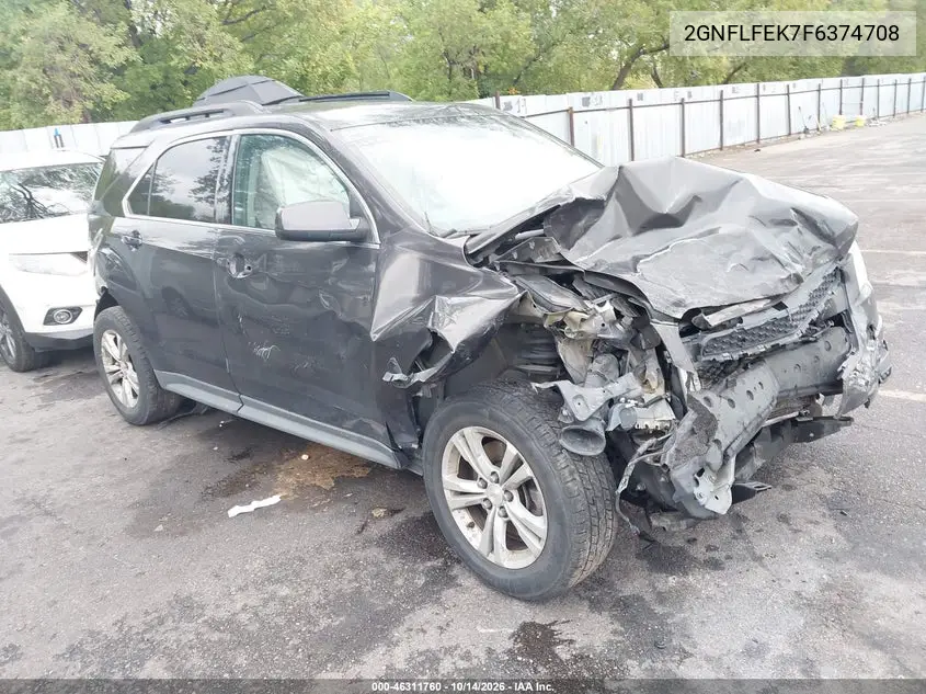 2GNFLFEK7F6374708 Chevrolet Equinox 2015 — повреждение Повреждения со всех сторон, фото до ремонта