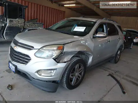 2016 Chevrolet Equinox Ltz VIN 1GNALDEK3GZ104797 фото 3
