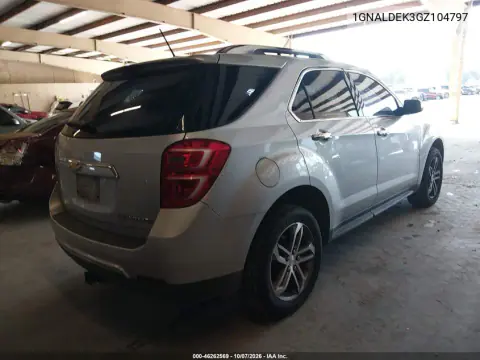 2016 Chevrolet Equinox Ltz VIN 1GNALDEK3GZ104797 фото 5